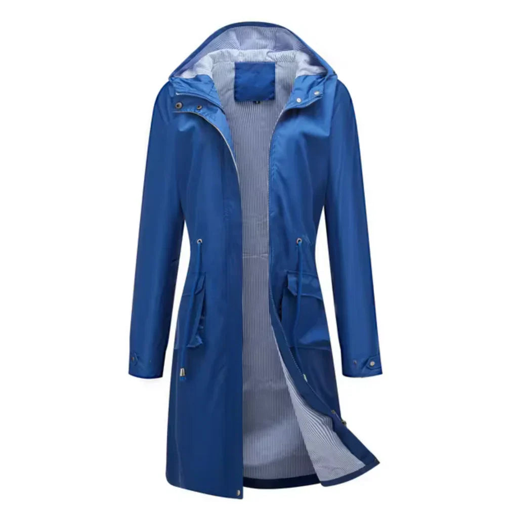 Drune | Kapuze Langes Modell Wasserabweisend Verstellbare Taille Taschen