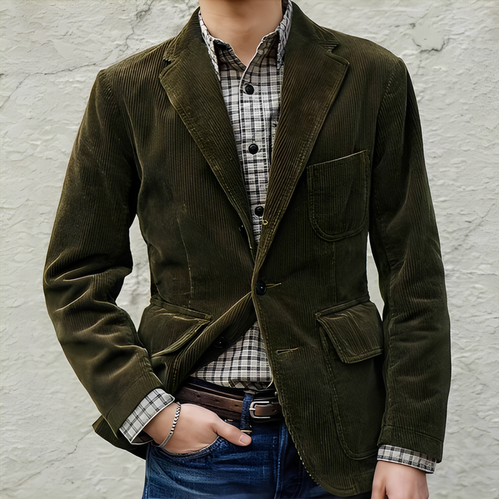 Drune | Legere Wolljacke mit Taschen für Herren