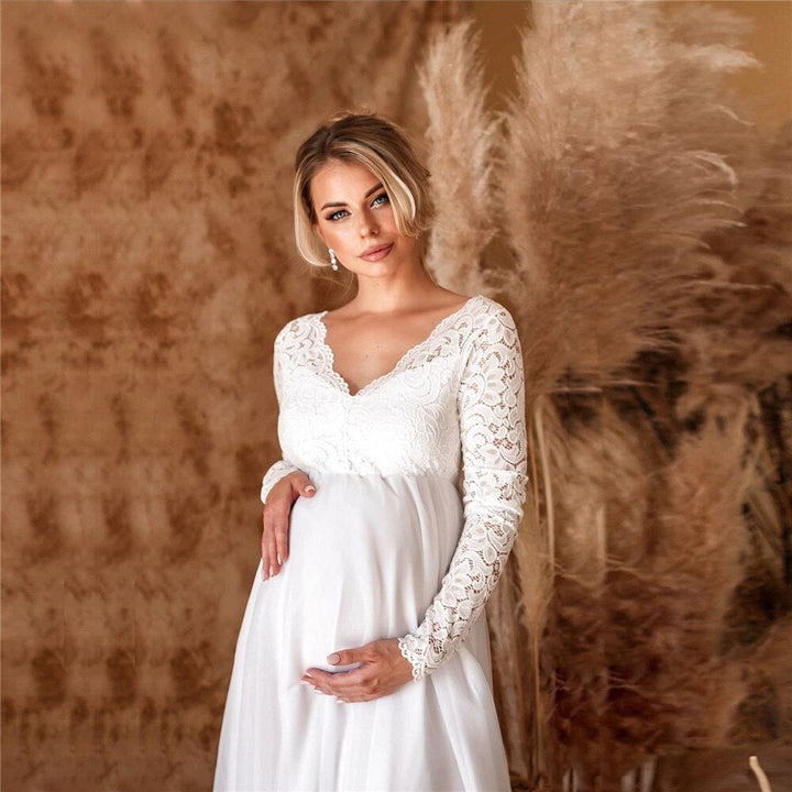 Elegantes Spitzen-Maxikleid für besondere Anlässe | Drune