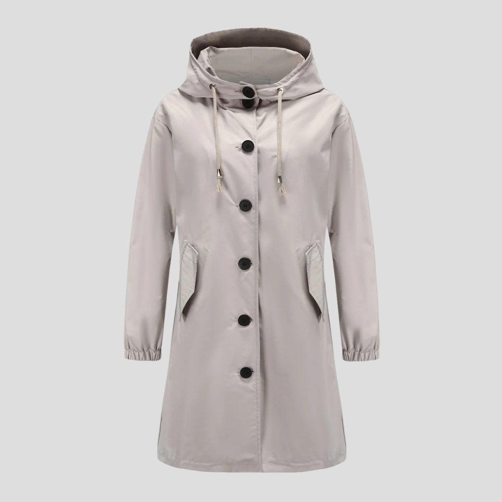 Drune | Regenjacke mit Kapuze für Damen