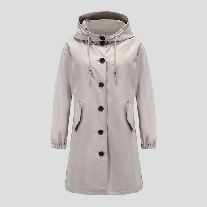 Drune | Regenjacke mit Kapuze für Damen