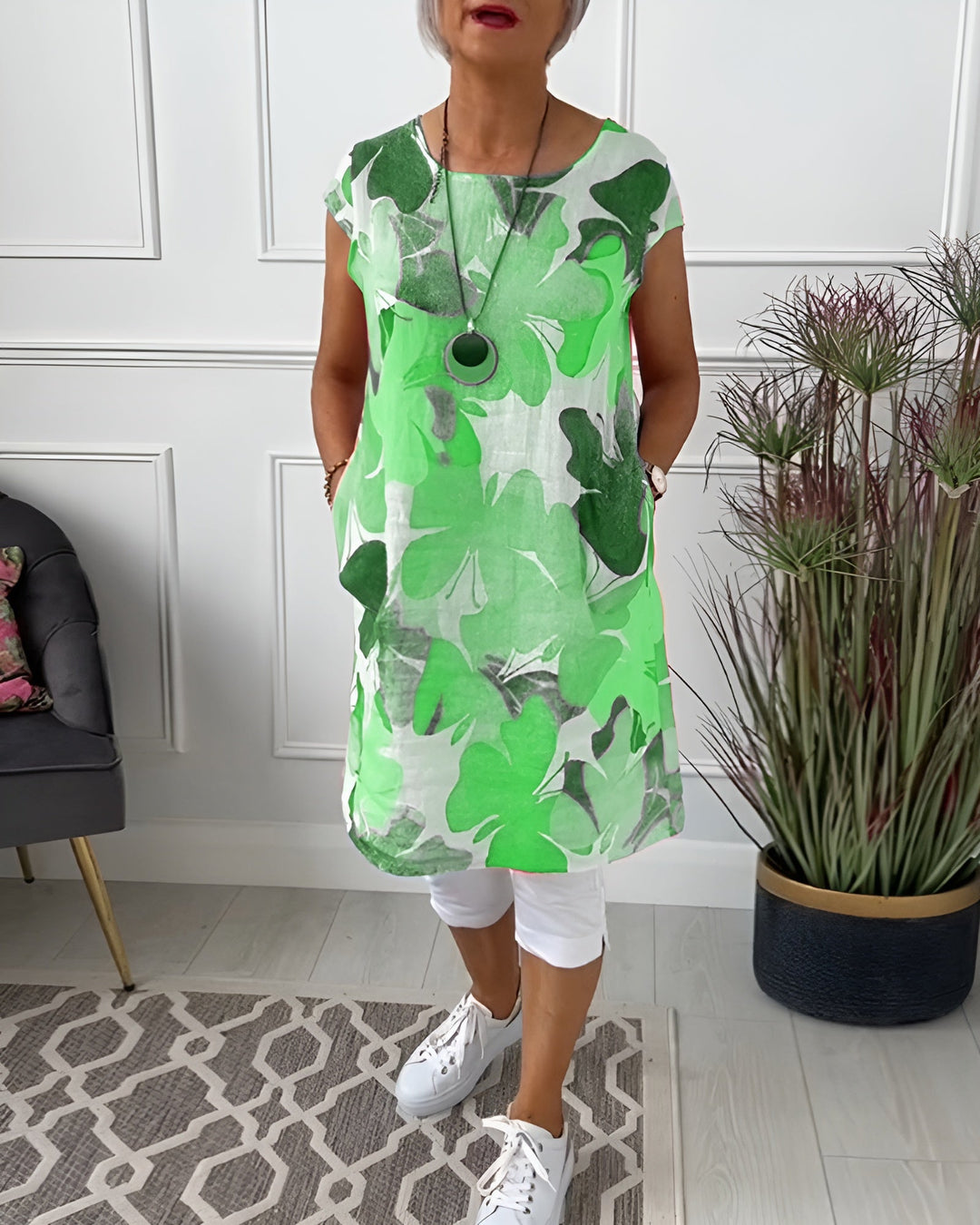 Drune | Elegante Blumen Kleid