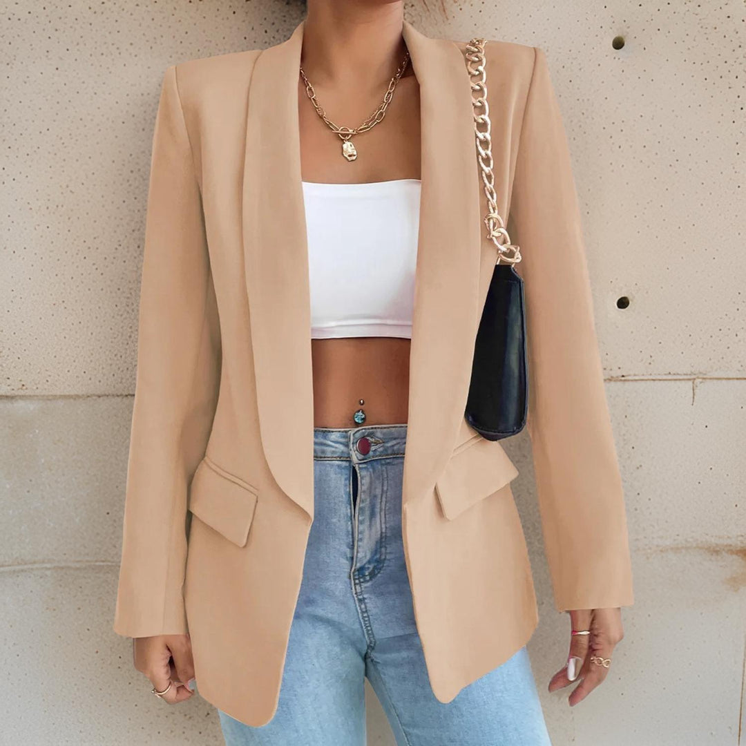 Drune | Stylischer Damenblazer Aus Polyester-Baumwolle