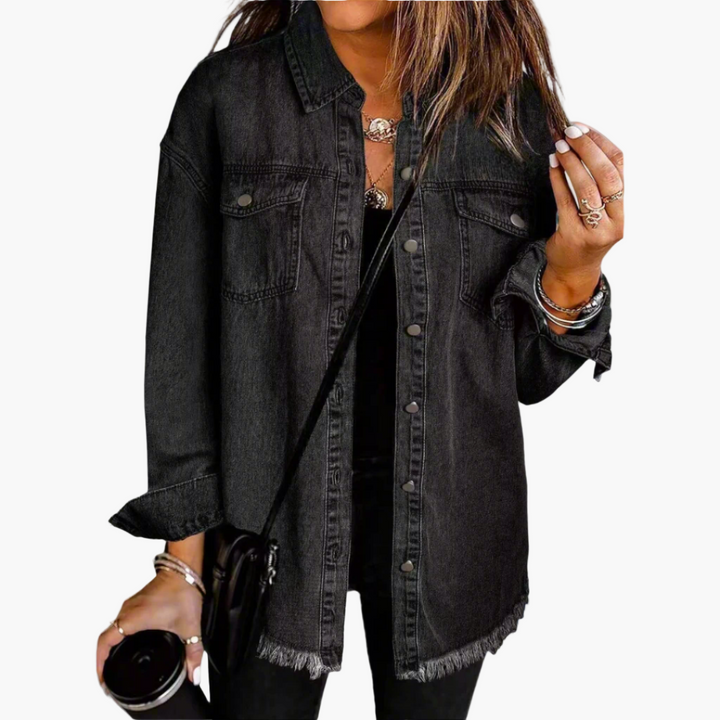 Drune | Jeansjacke Im Lässigen Vintage-Stil - Perfekt für Freizeit und Alltag