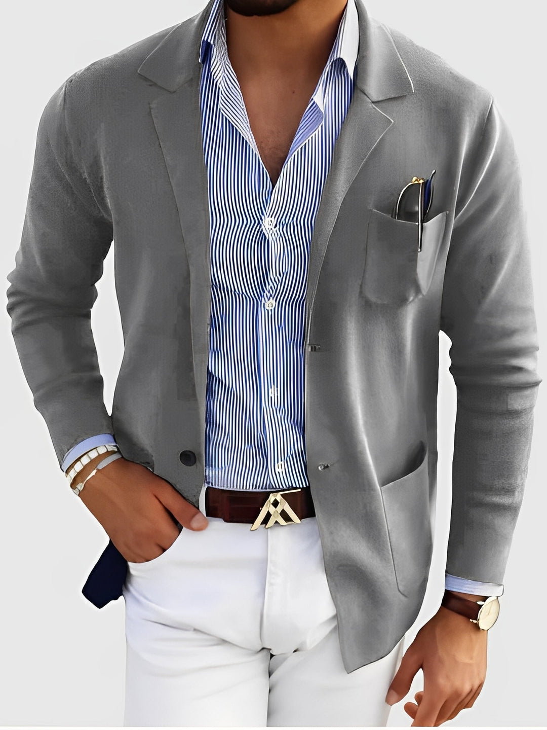 Drune | Eleganter Blazer mit Taschen für Männer