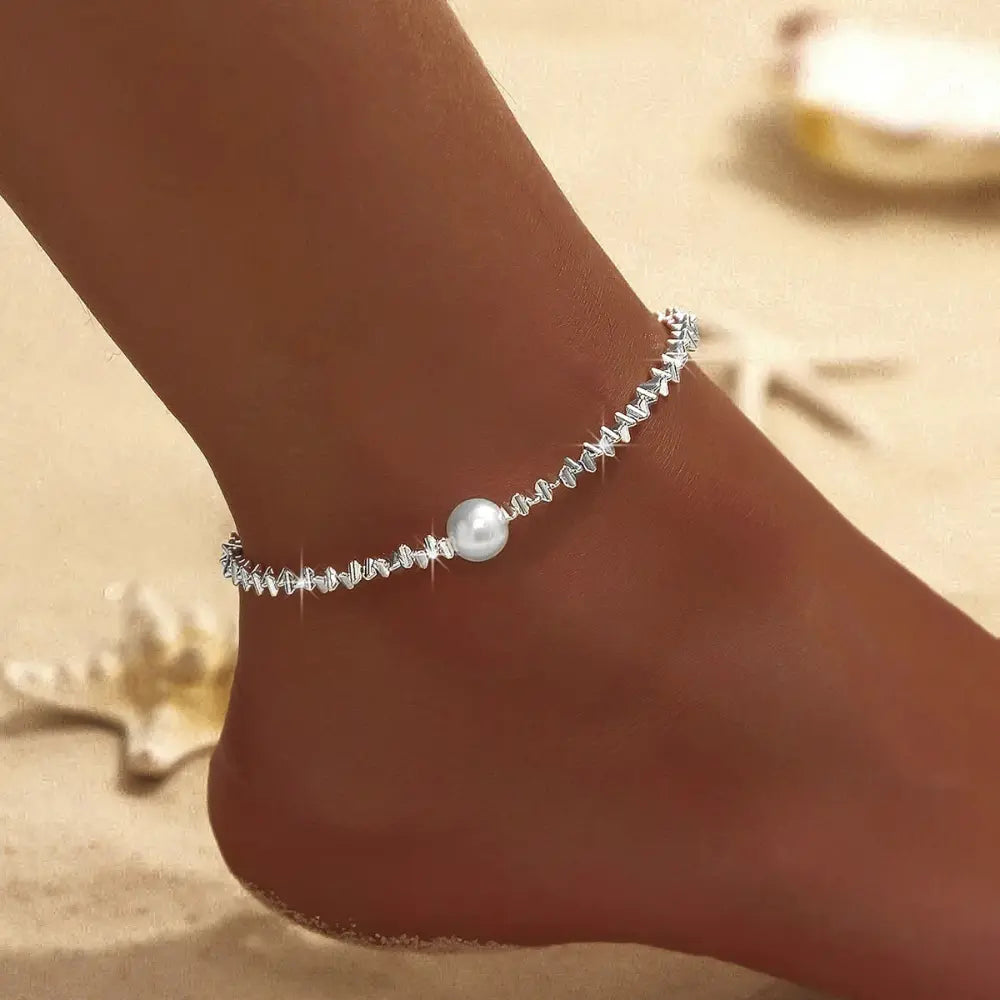 Drune | Gold/silver Fußkettchen Für Damen