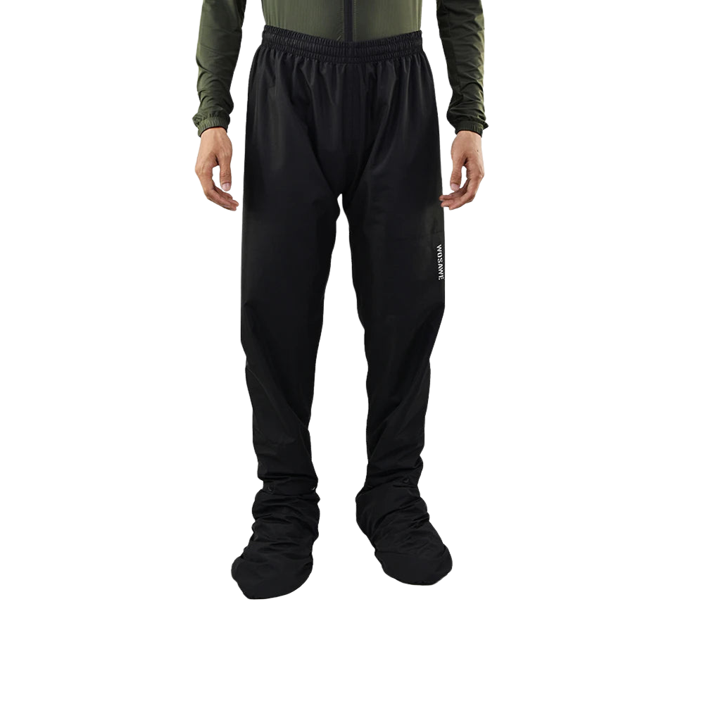 Drune | Herren Motorrad Regenjacke wasserdicht - Reflektierend schwarz/grün S-2XL
