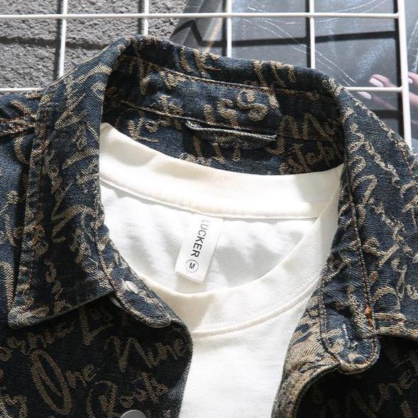 Drune | Herren Freizeitjacke - Bedrucktes Design