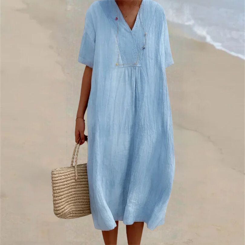 Drune | Bequeme Kleid aus Leinen