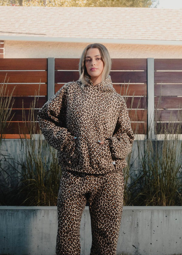 Drune | Sweatshirt mit Leopardenmuster