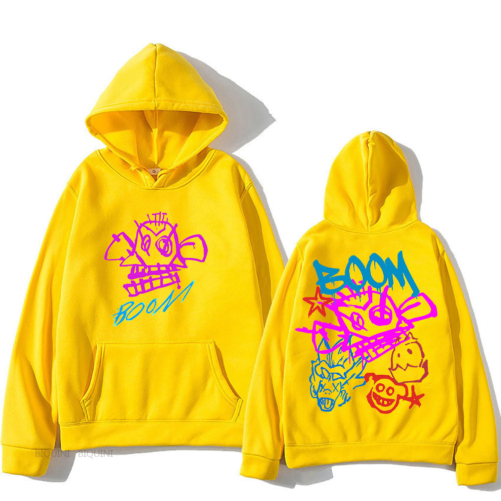 Drune | Arcane Jinx Cartoon Langarm-Hoodie