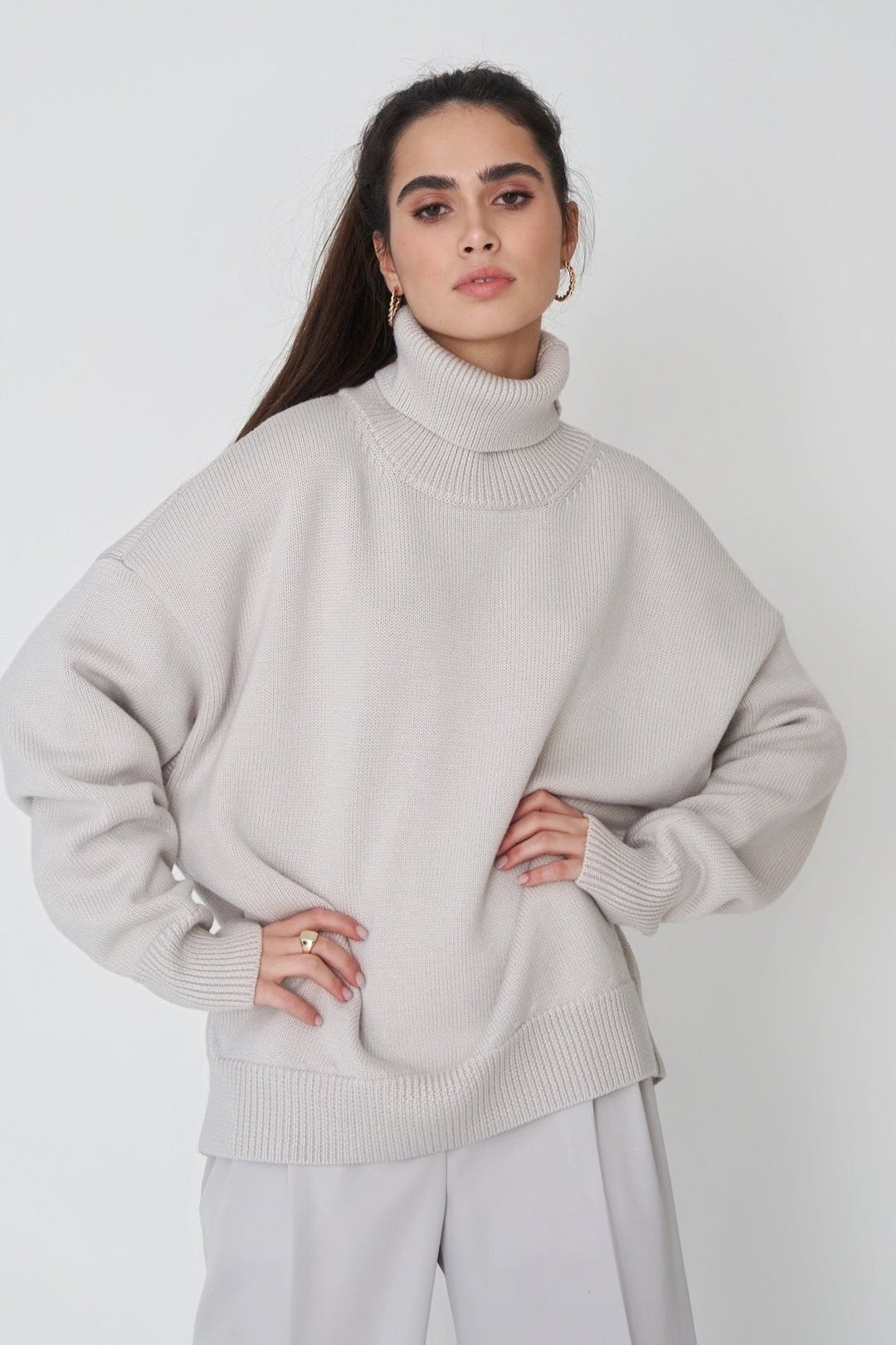 Drune | Lieblicher Winter Hoher Kragen Pullover
