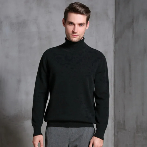 Drune | Herren Wollpullover Mit Rollkragen Und Schlankem Design