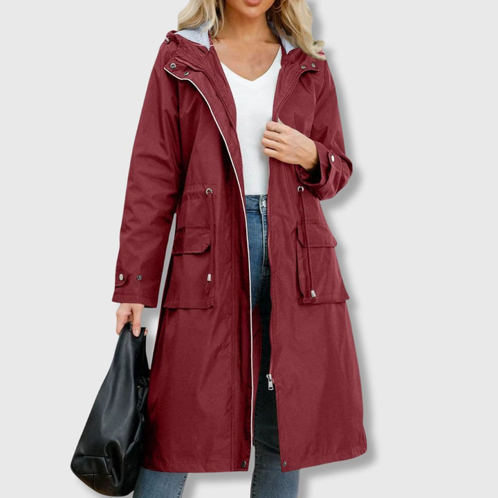 Drune | Lange Alltagsjacke mit Kapuze
