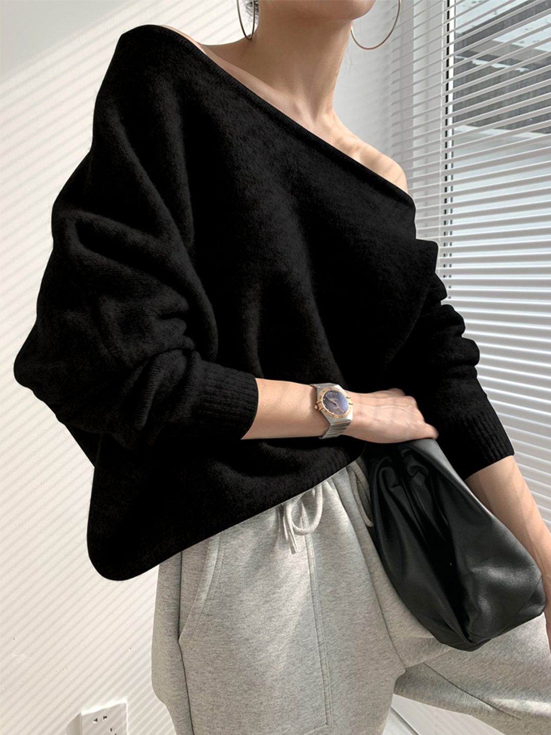Drune | Pullover Asymmetrisch Für Damen Warm