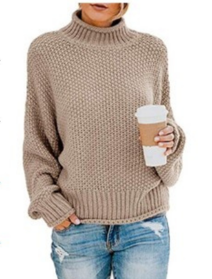 Drune | Unifarbener Langärmeliger Pullover