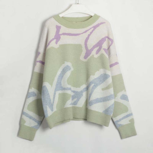 Drune | Pullover mit Farbblock