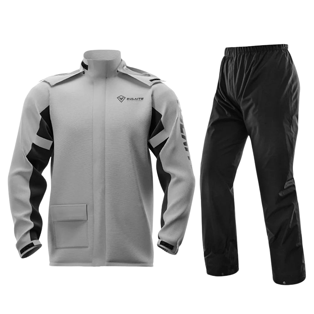 Drune | Unisex Motorrad Regenjacke wasserdicht und atmungsaktiv - Leichtes Design