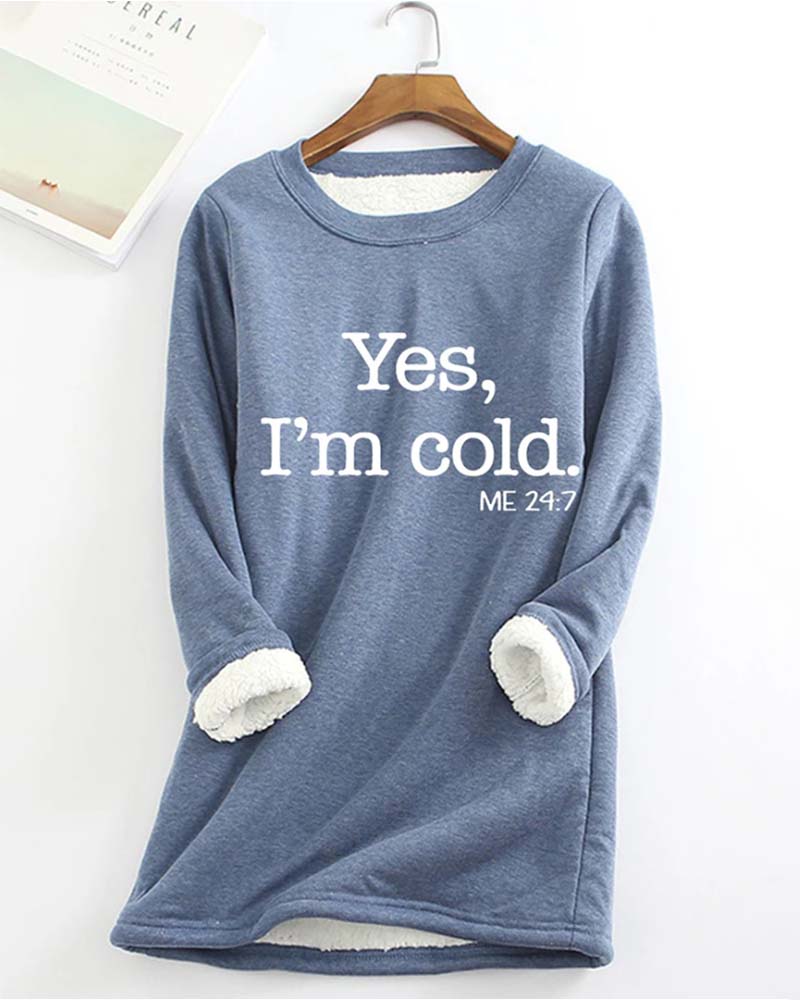 Drune | Aus Fleece mit Buchstaben Print