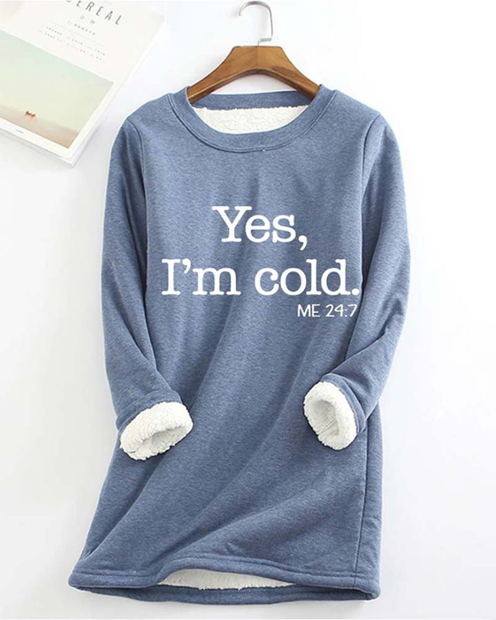 Drune | Aus Fleece mit Buchstaben Print