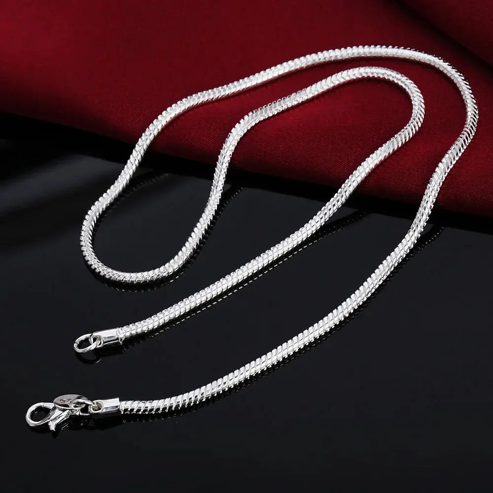 Drune925 3Mm Sterling Silber Schlangen Kette