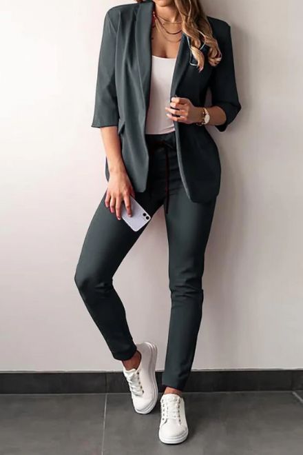 Drune | Damen Blazer & Hosen Set