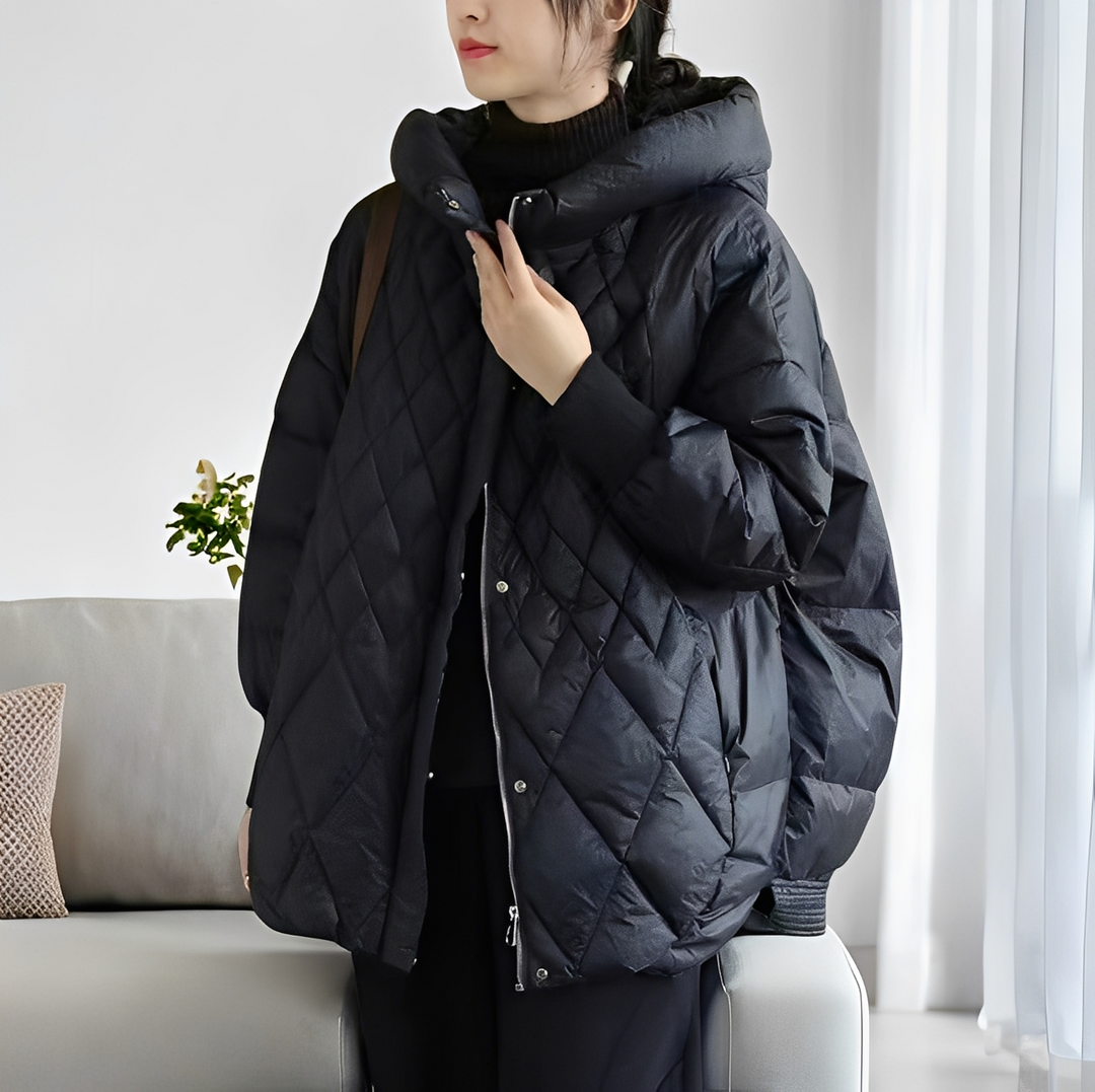 Drune | Lässiger Winter-Daunenmantel mit Reißverschluss für Damen