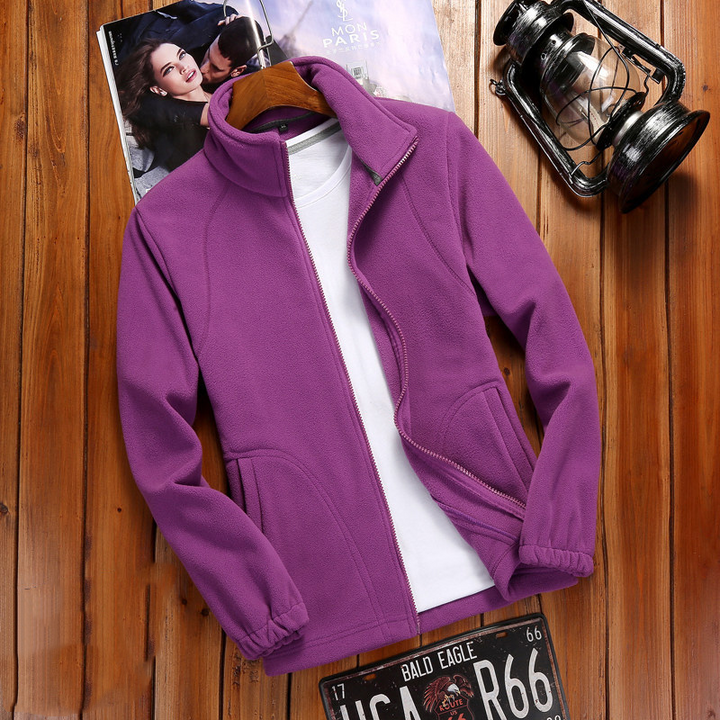 Drune | Fleecejacke Damen Reißverschluss-Fleece mit Stehkragen