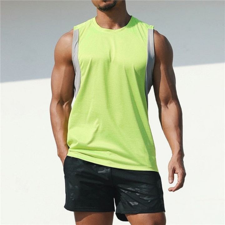 Drune | Sport T-Shirt für Herren ärmellos im Freizeitschnitt