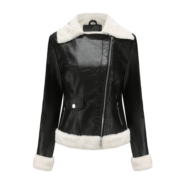 Drune | Winterlederjacke mit Fleece-Futter