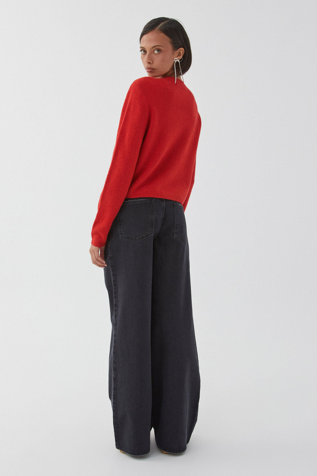 Drune | Bunter Unifarbener Damen-Cardigan