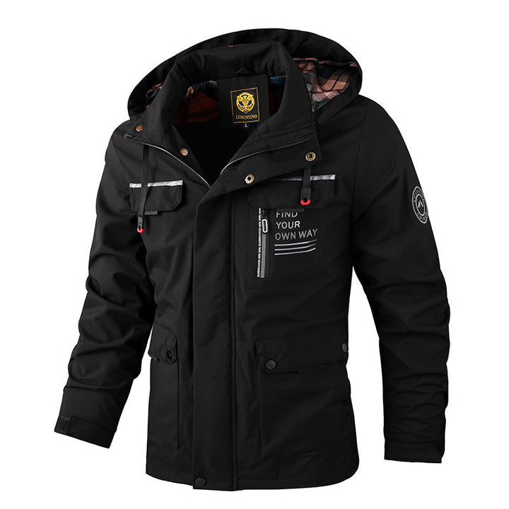 Drune | Moderne wasserdichte Cargo-Jacke für Männer