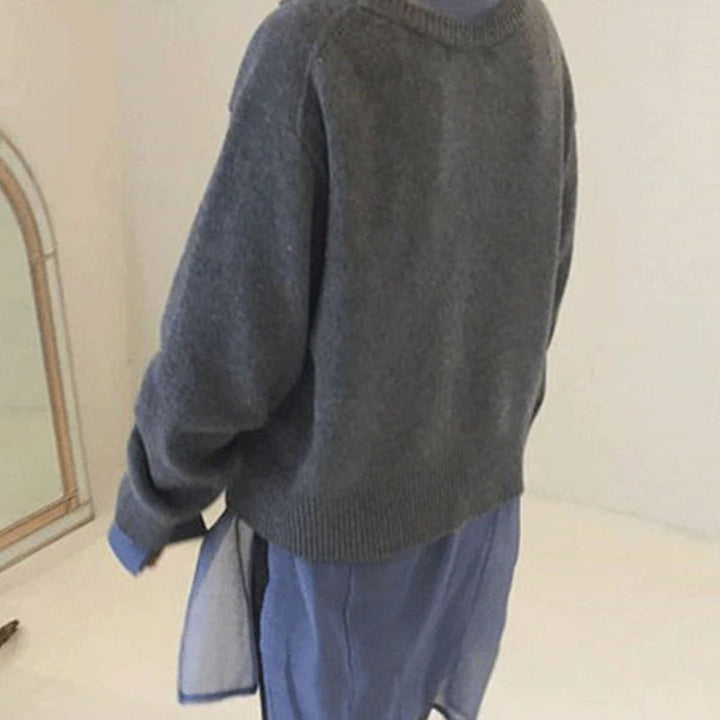 Drune | Asymmetrische Strickjacke für Stil und Komfort