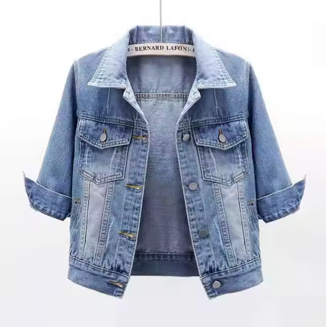 Drune | Buntes Jeansjacke