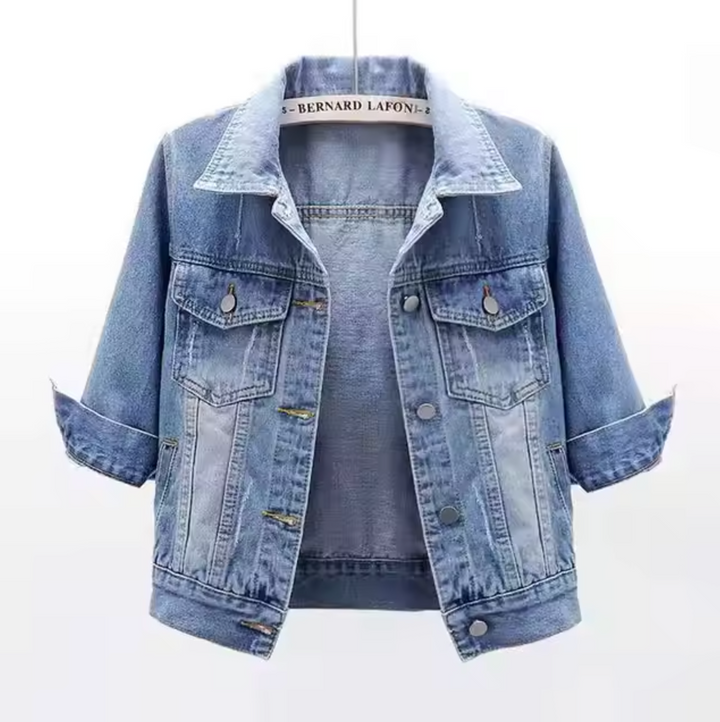 Drune | Buntes Jeansjacke