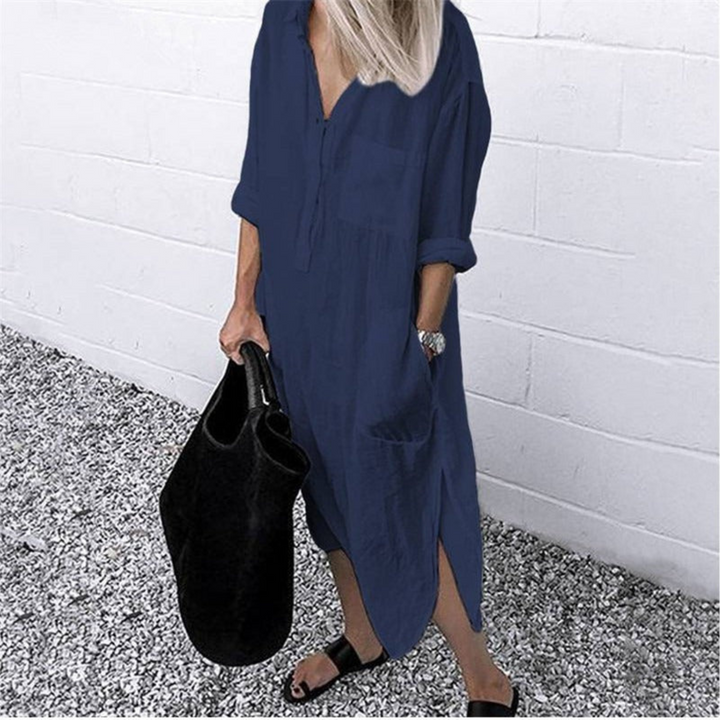 Drune | stilvolles und bequemes langes Sommerkleid