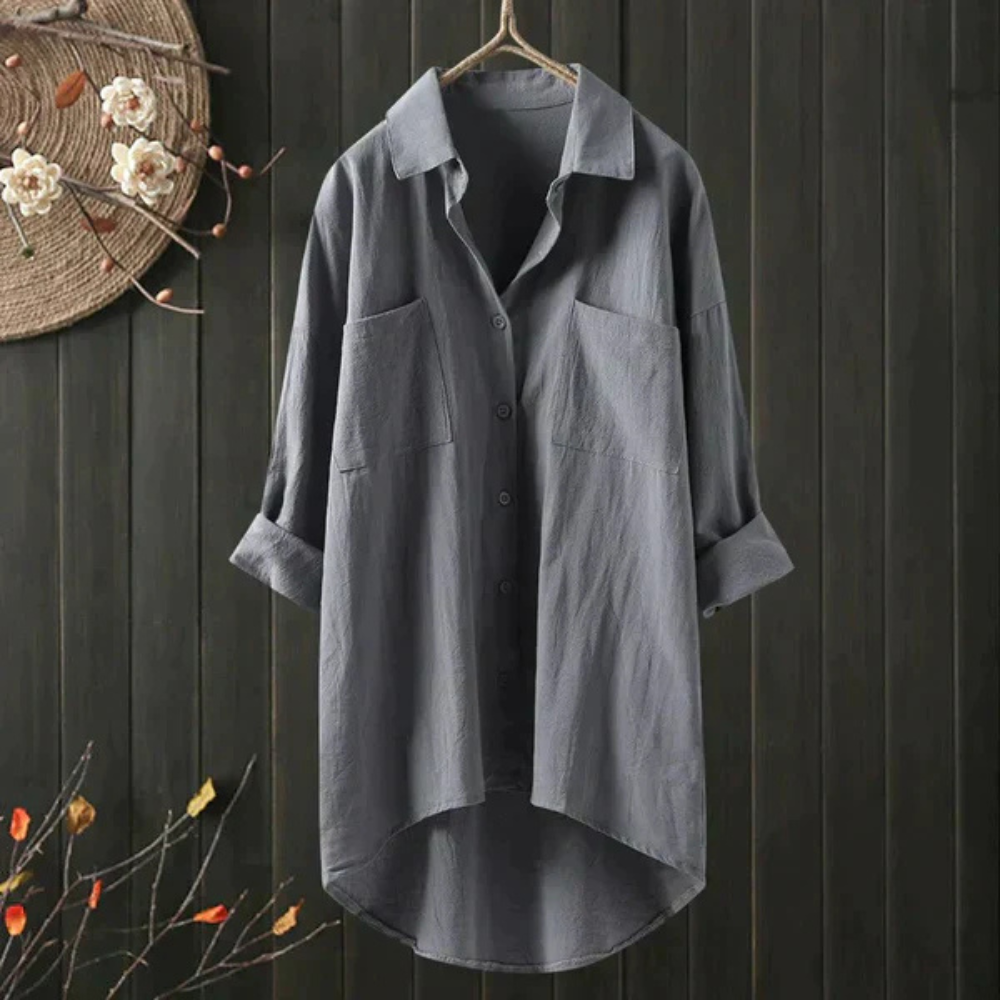 Drune | Luftige Oversize Bluse Aus Baumwolle