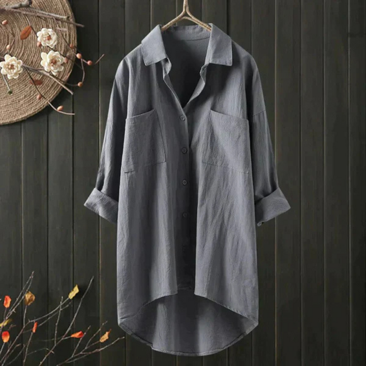 Drune | Luftige Oversize Bluse Aus Baumwolle