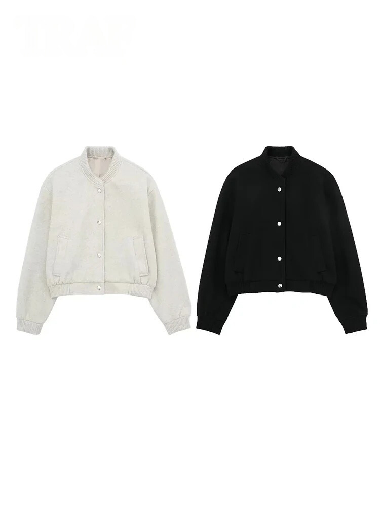 Drune | Cropped Bomberjacke