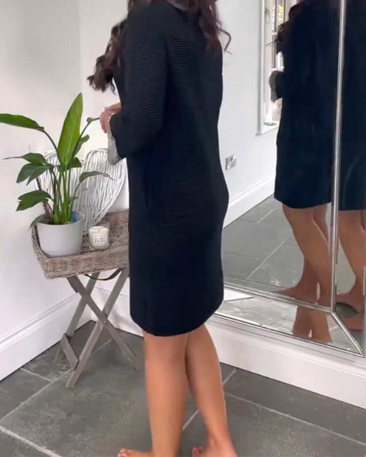 Drune | Kleid mit Rundhalsausschnitt