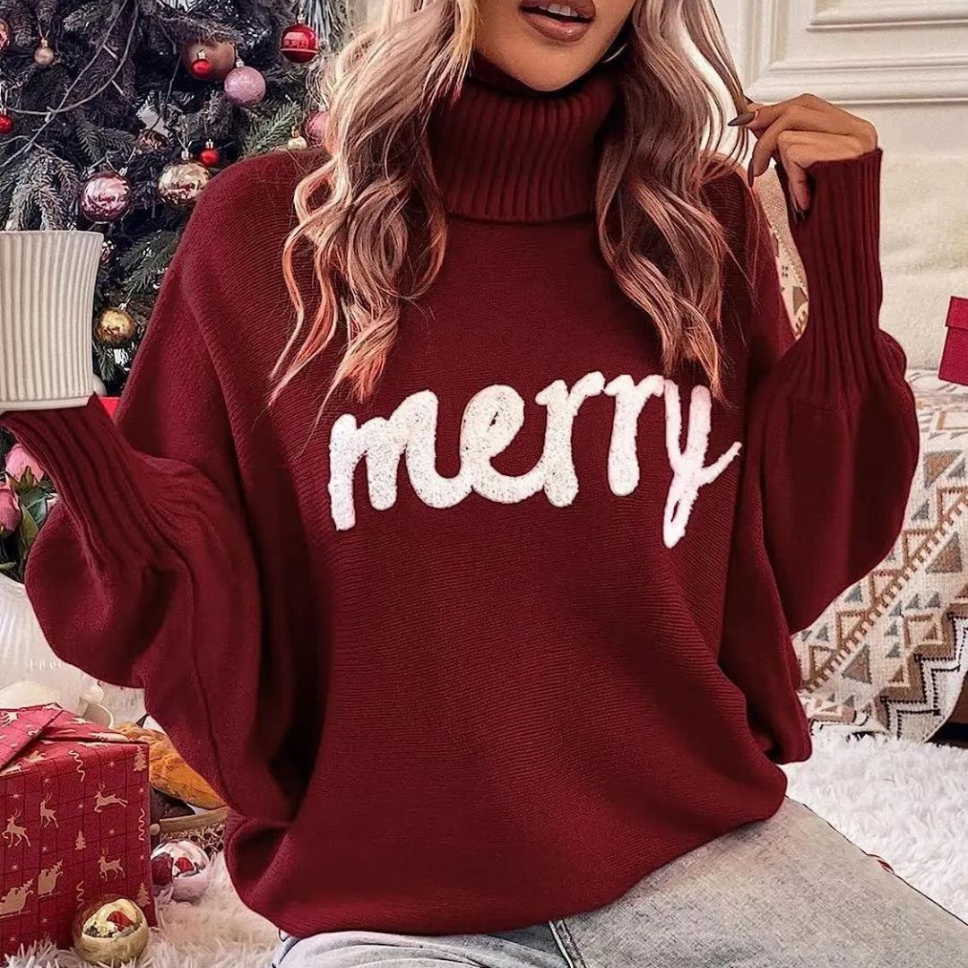 Drune | Festlicher Pullover für Frauen mit Rollkragen
