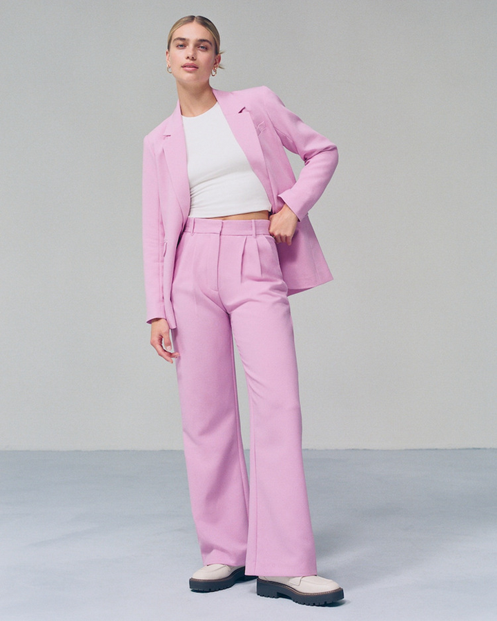 Drune | Casual Hose mit Hoher Taille und Weitem Bein für Damen