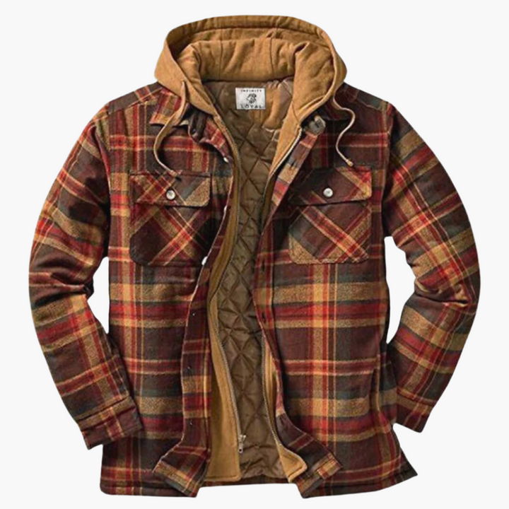 Drune | Freizeitjacke im Holzfäller-Stil mit Kapuze - Zeitlos & Warm für Outdoor und Alltag