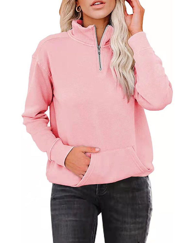 Drune | Sweatshirt mit Stehkragen