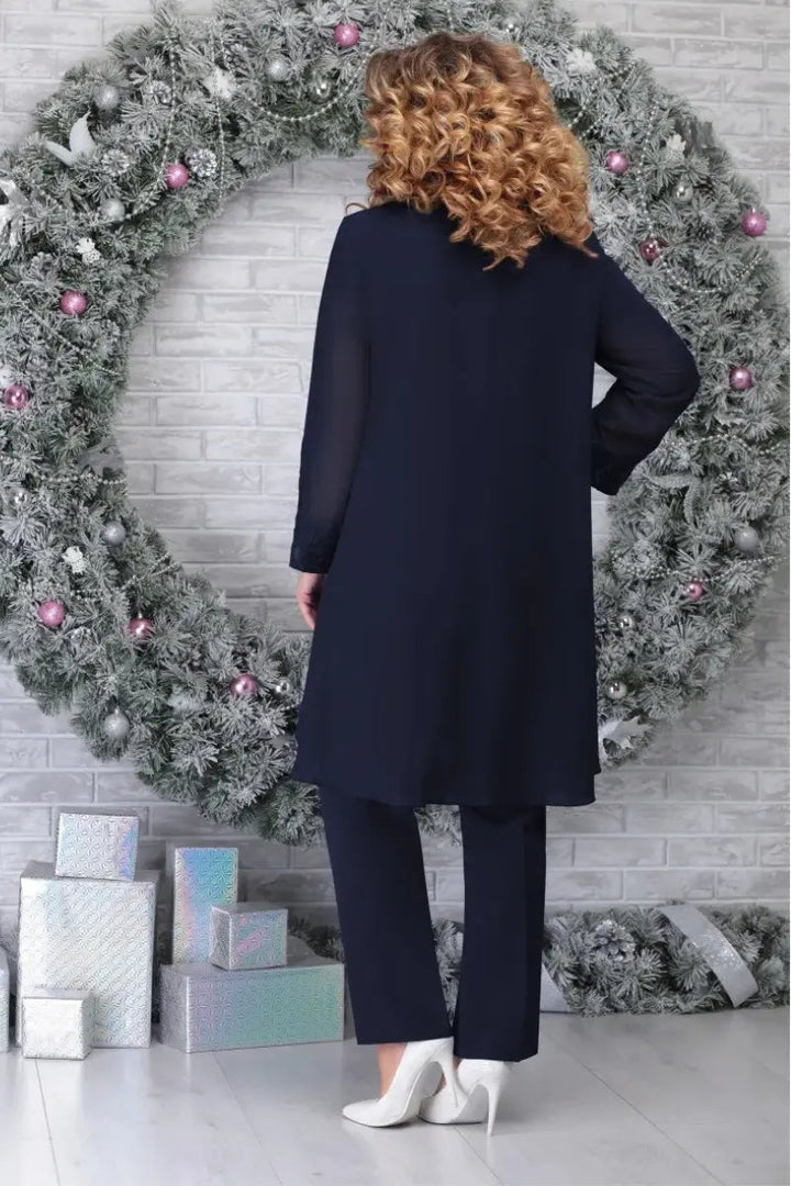Drune | 3 Teilig Chiffon Brautkleid Satz Für Damen