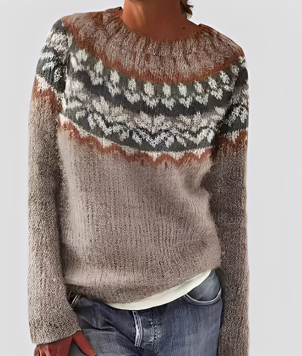 Drune | Damen-Wollpullover, elegant und locker geschnitten