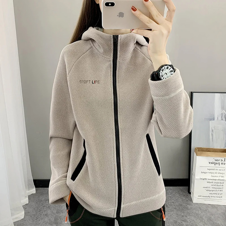 Drune | Fleecejacke Damen, Leicht Und Atmungsaktiv Mit Reißverschluss
