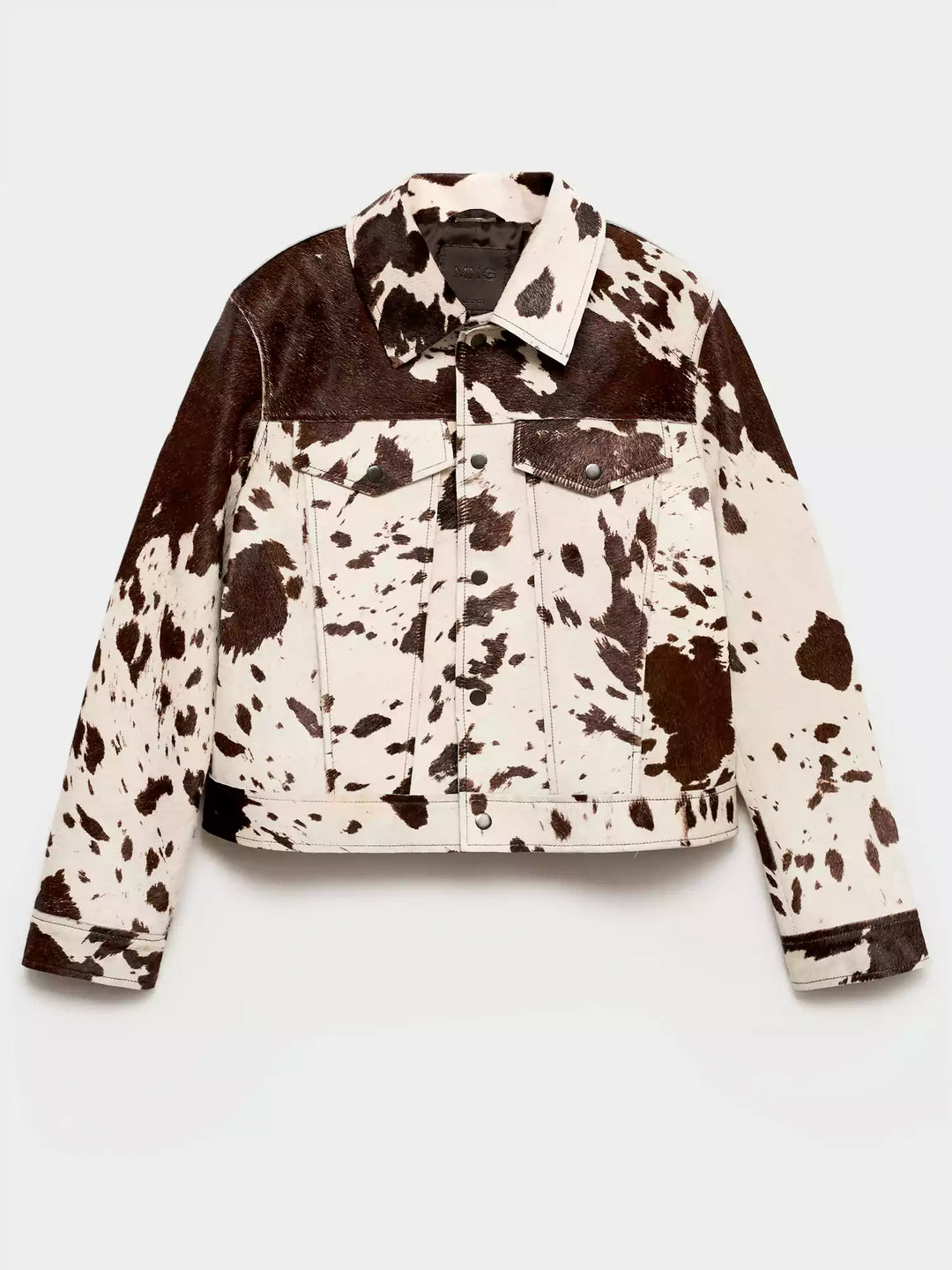Drune | Gemusterte Lederjacke