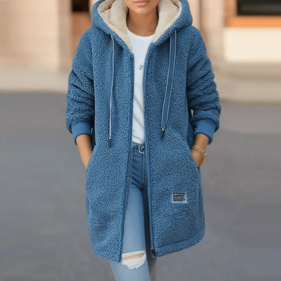 Drune | Langarm Winter Warm Kapuze Jacke - Lange