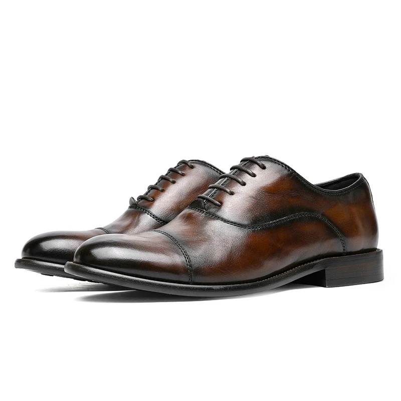 Drune | Elegante Leder Herrenschuhe Mit Schnürung Und Klassischem Design